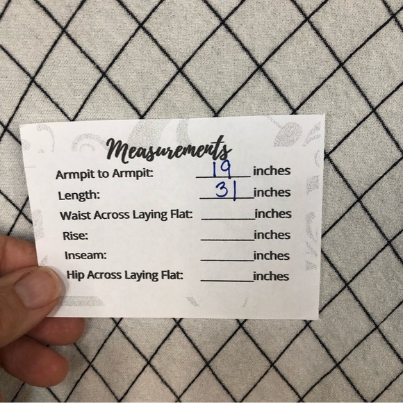 J. Jill Women’s Tunic Plaid Windowpane Grayish Cream Fine Black Lines Pointe - Picture 10 of 10